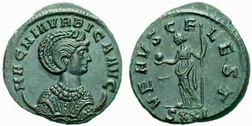magnia urbica roman coin antoninianus